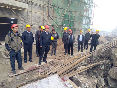 贵州空管分局慰问六盘水雷达站并督导工程建设进展